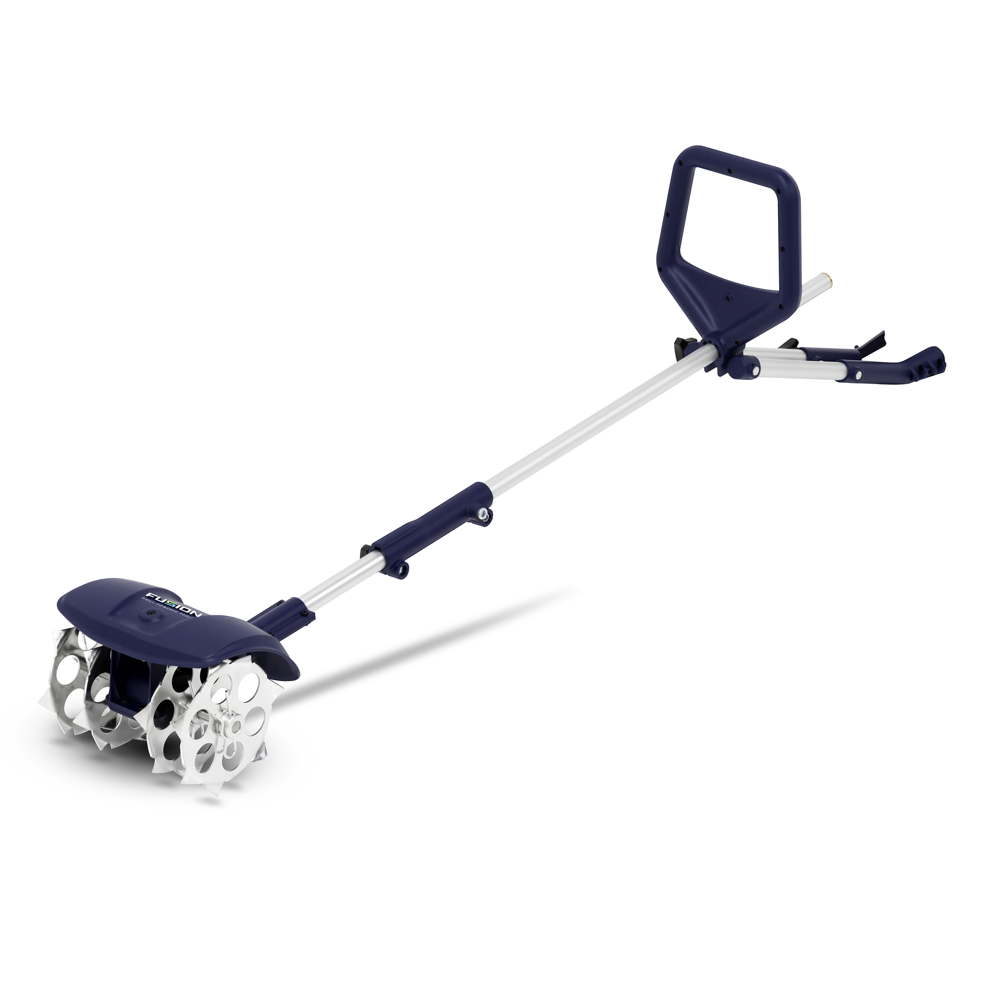Fusion Drill Powered Tools, Drill-Powered Cultivator, Max. Working Width 8 in, Engine Displacement 0 cc, Model# 33061